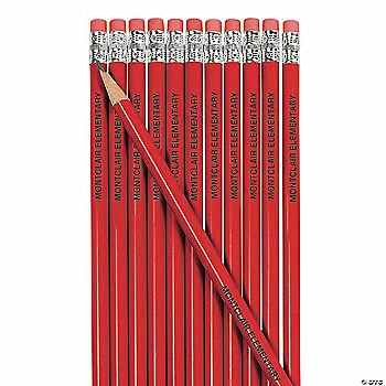 Hot Sale โญ Personalized Red Pencils - 24 Pc. ๐ 3 Hot Sale โญ Personalized Red Pencils - 24 Pc. ๐