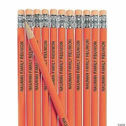 Budget 🔥 Personalized Orange Pencils - 24 Pc. 🧨