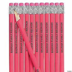 Best Sale ✔️ Personalized Neon Pink Pencils - 24 Pc. 🧨