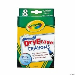 Best reviews of 🤩 8-Color Crayola® Dry Erase Crayons ✨