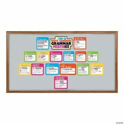 Outlet 🔥 Common Grammar Mistakes Mini Bulletin Board Set - 16 Pc. 👍