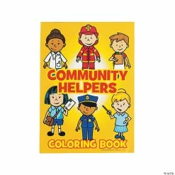 Best Pirce 👍 Community Helper Coloring Books - 24 Pc. 💯