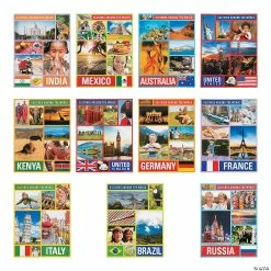 Best Pirce 👏 Cultures Around the World Posters - 12 Pc. 🧨