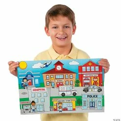 Discount 🥰 Giant Community Helpers Sticker Scenes - 12 Pc. 😉 -Learning Resources Shop giant community helpers sticker scenes 12 pc 13654284 a03