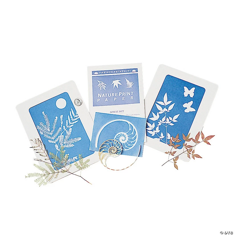 Buy 😍 Nature Print® Sun-Sensitive Paper - 12 Pc. ✨ 3 Buy 😍 Nature Print® Sun-Sensitive Paper - 12 Pc. ✨