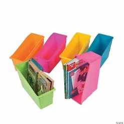 Coupon 🌟 Neon Classroom Book Bins - 6 Pc. 😍