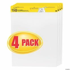 Coupon 😍 Post-it Easel Pad, 25" x 30" - Pack of 4 Self Stick Sheets, 30 Sheets/Pad 😍