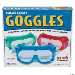 Deals 🎁 Rainbow Safety Goggles Set Of 6 🔥