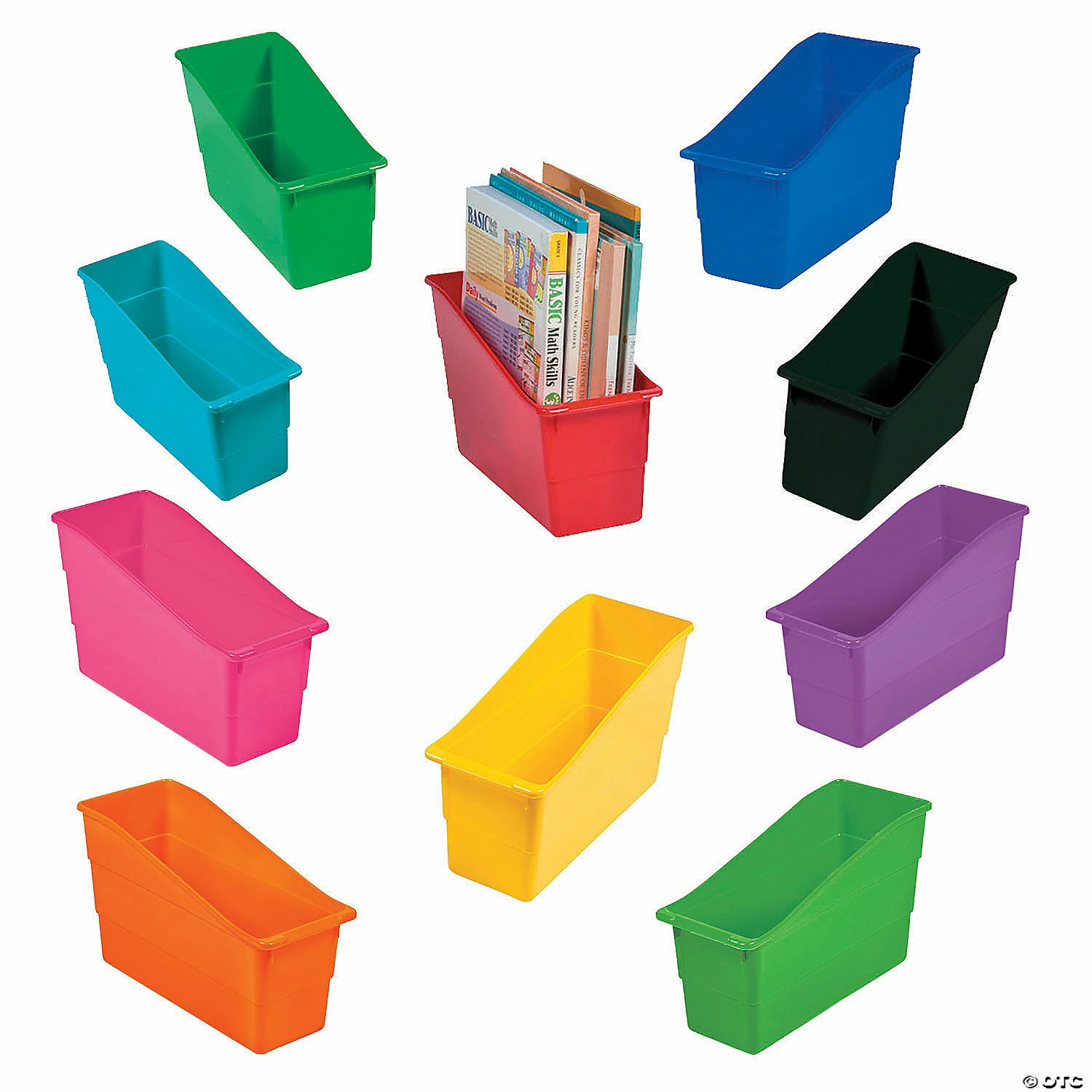 Buy ๐ Solid Color Book Bins - 6 Pc. ๐ 4 Buy ๐ Solid Color Book Bins - 6 Pc. ๐ - Image 2